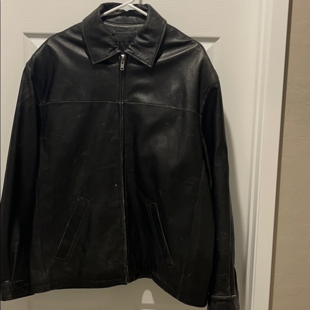 Wilson’s leather jacket-distressed!!